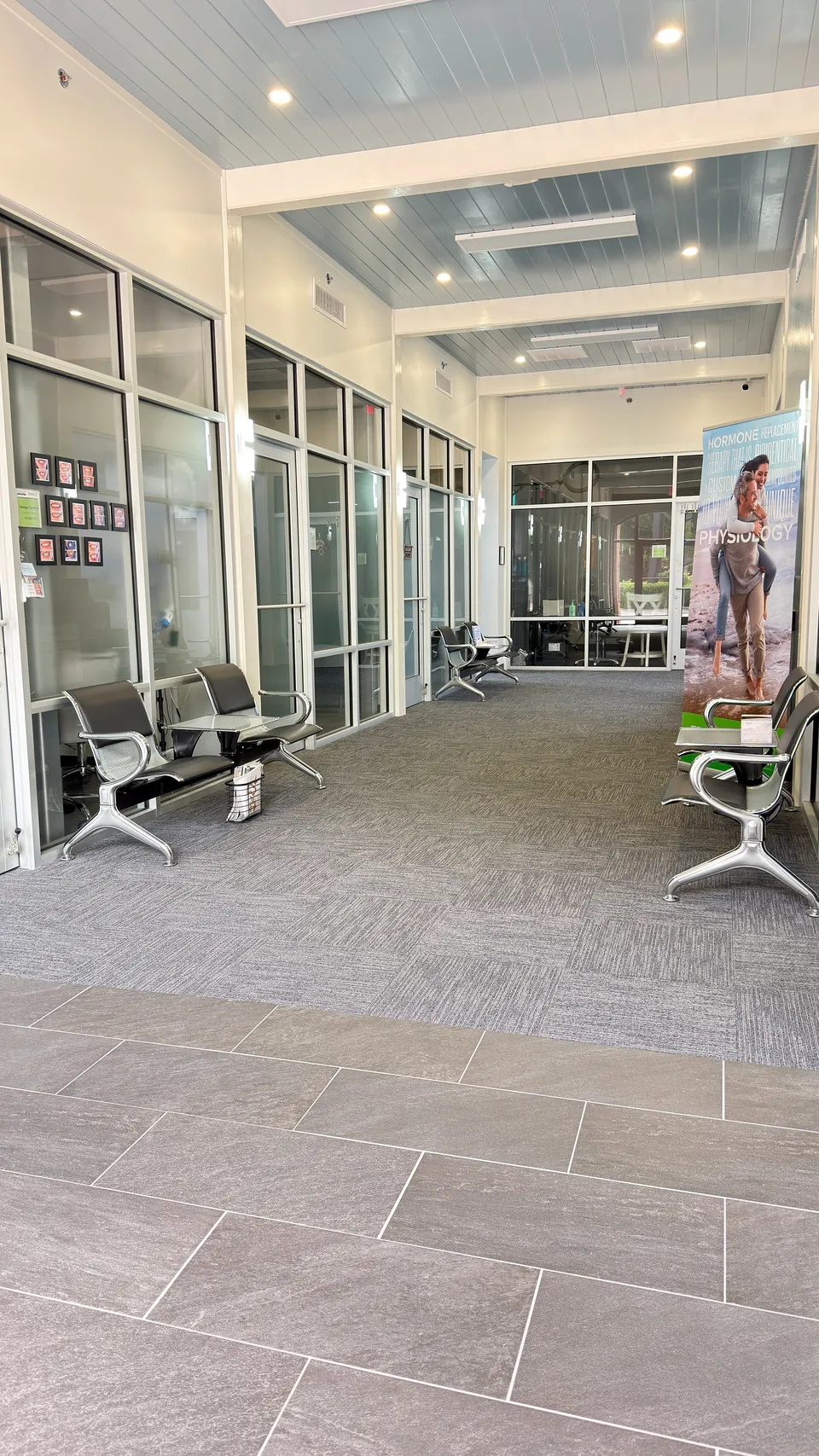 Interior of a private salon suite at Main Street Station